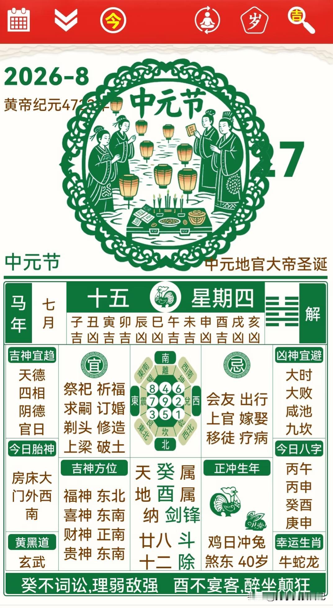 “中元节4不空，家庭兴人也旺”七月十五中元节，4不空指啥？这“4不空”到底