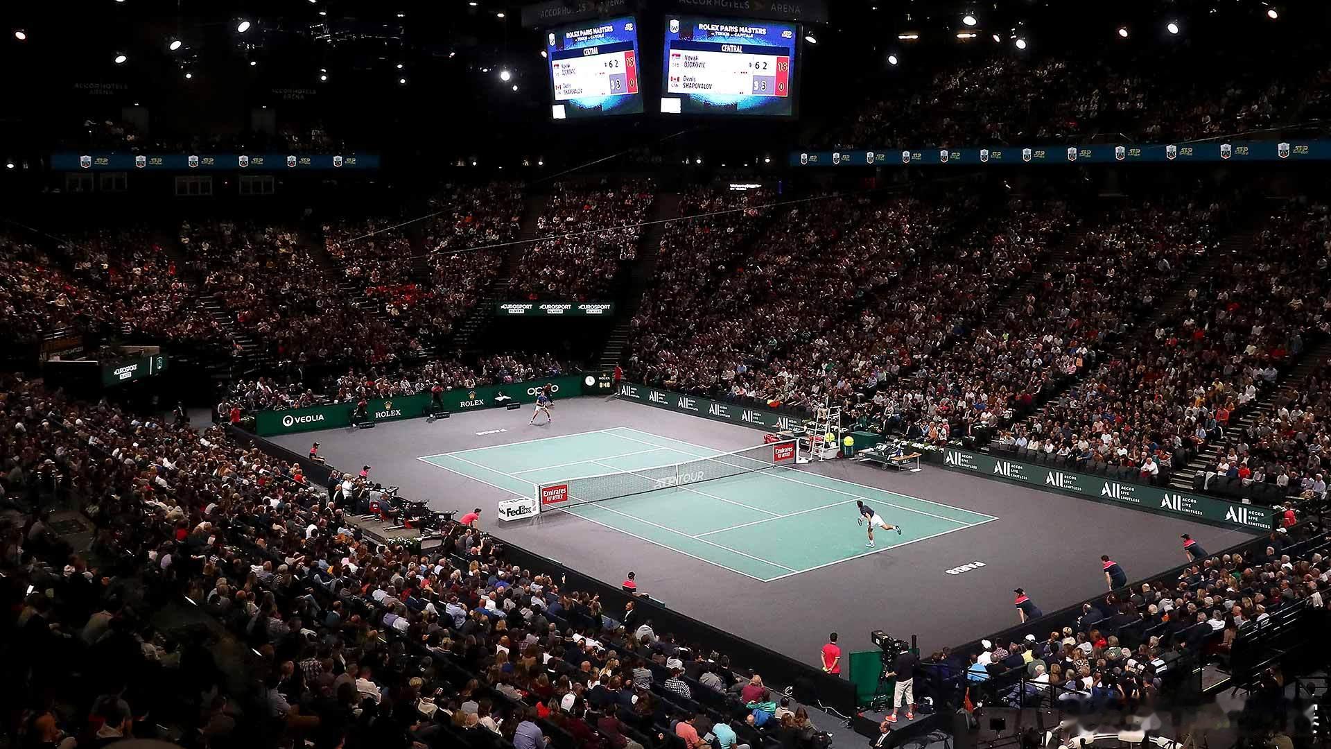 ATP1000巴黎大师赛周三赛程如下(均为北京时间)📅🎾中心球场⏰18:0