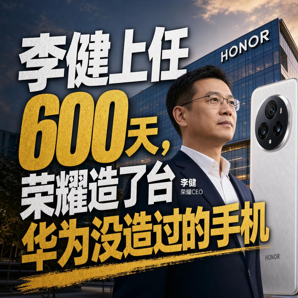 荣耀刚刚发布了一款华为从没做过的手机。8月12日晚，李健站在广州的发布会现场，