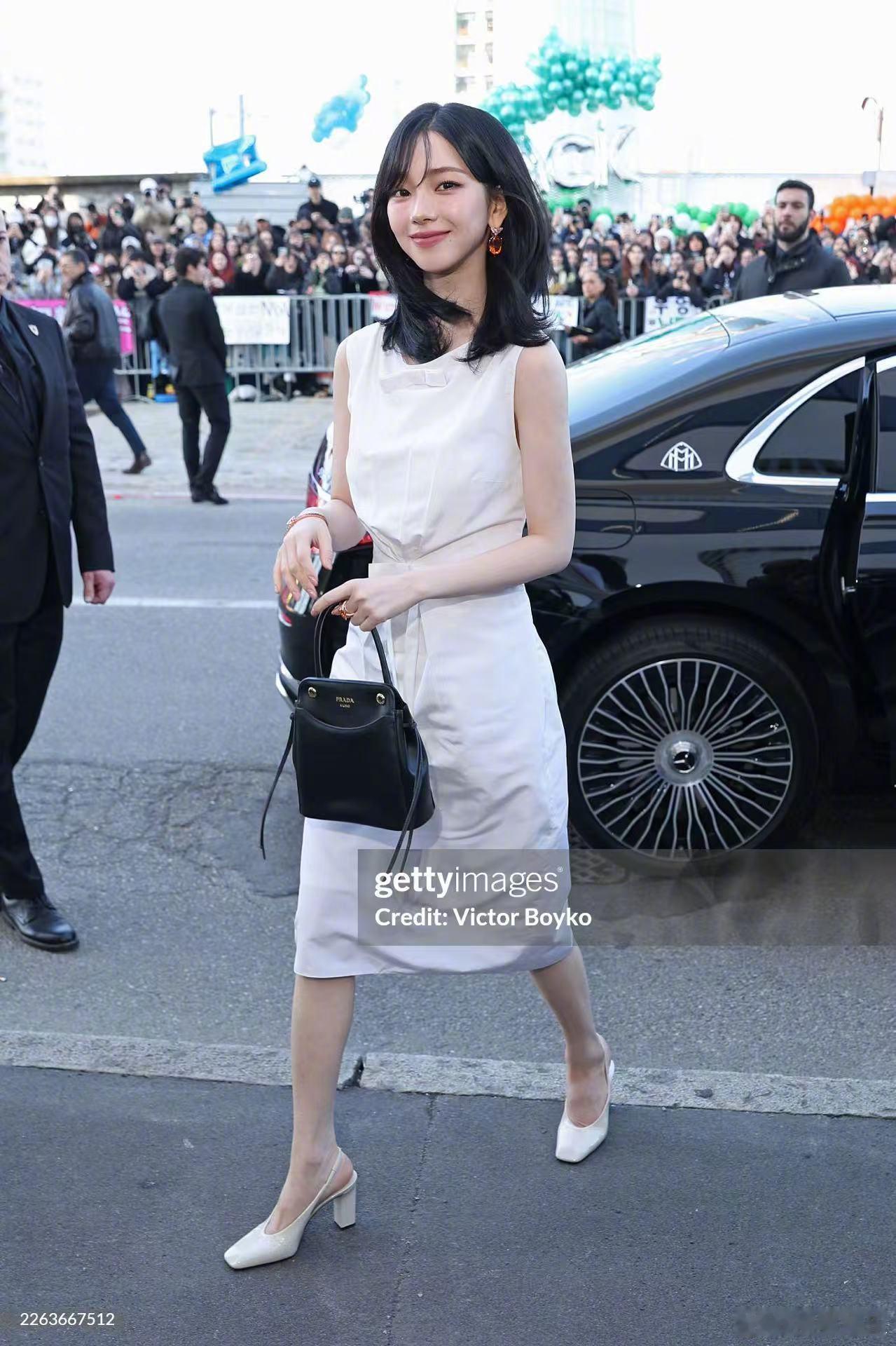 杨幂、柳智敏米兰时装周Prada大秀G社生图出炉，好美状态好好