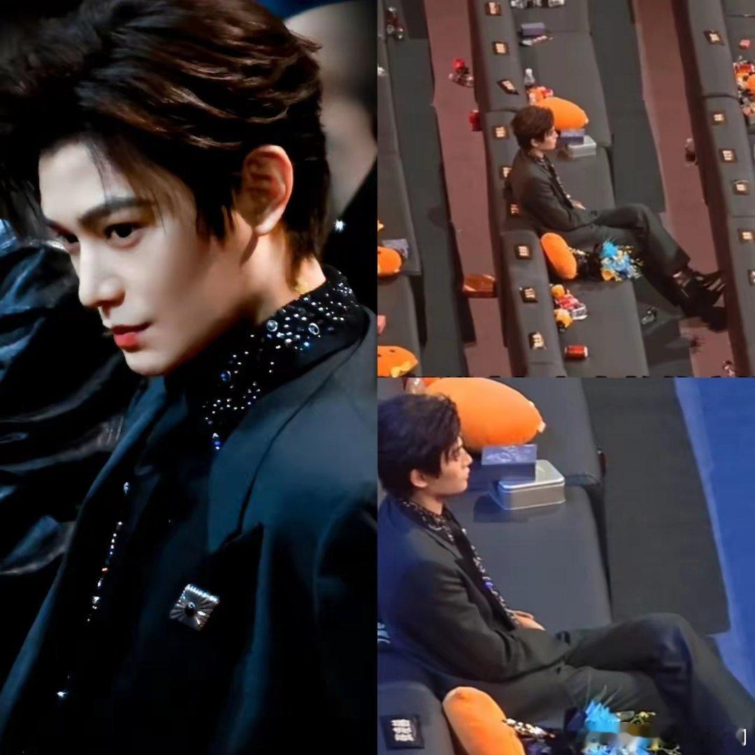 果然有的人能红是有原因的就说丁禹兮吧昨晚微博之夜，丁禹兮作为顶流是唯一一个坐到最