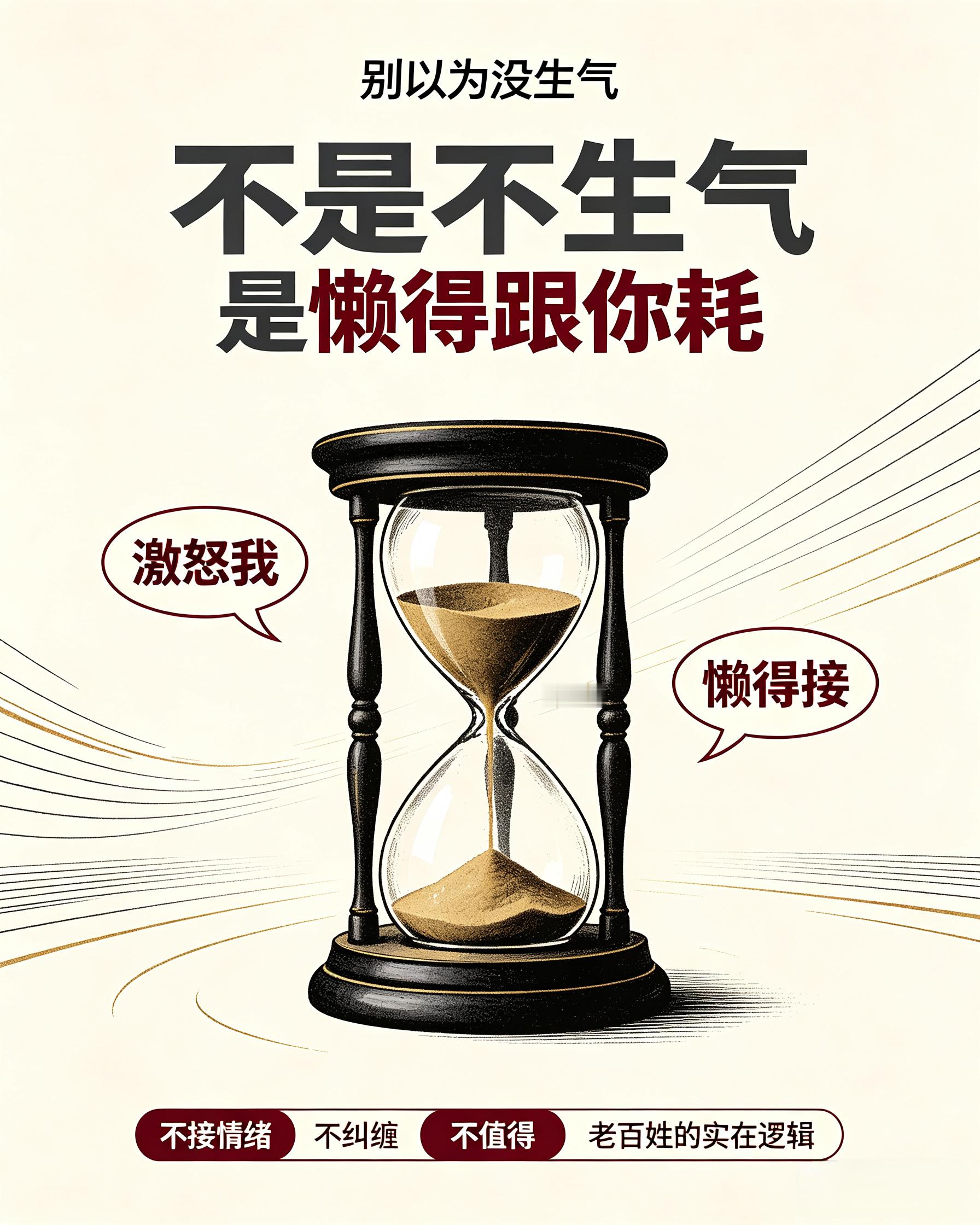 性格好的人根本不觉得被惹懒得跟你耗性格好的人，不是不生气，而是懒得跟你耗。很多人以为，性格好的人脾气
