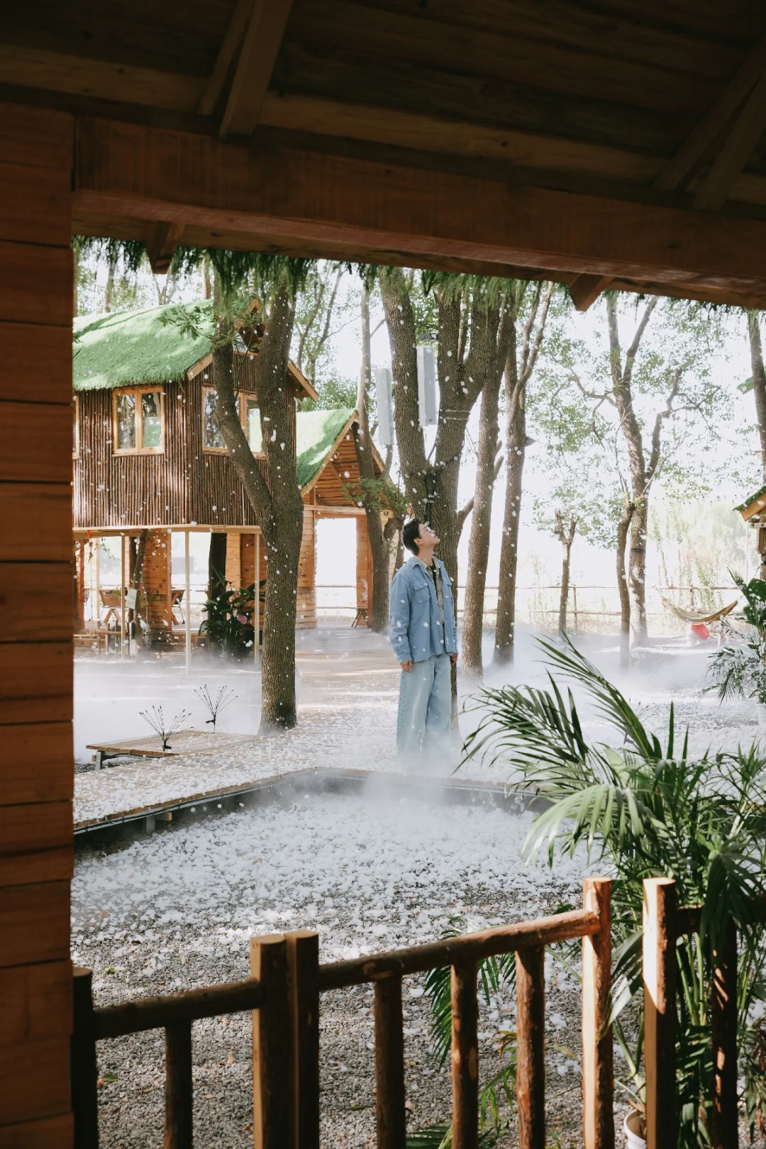 上海周边1️⃣H直达北欧下雪森林木屋