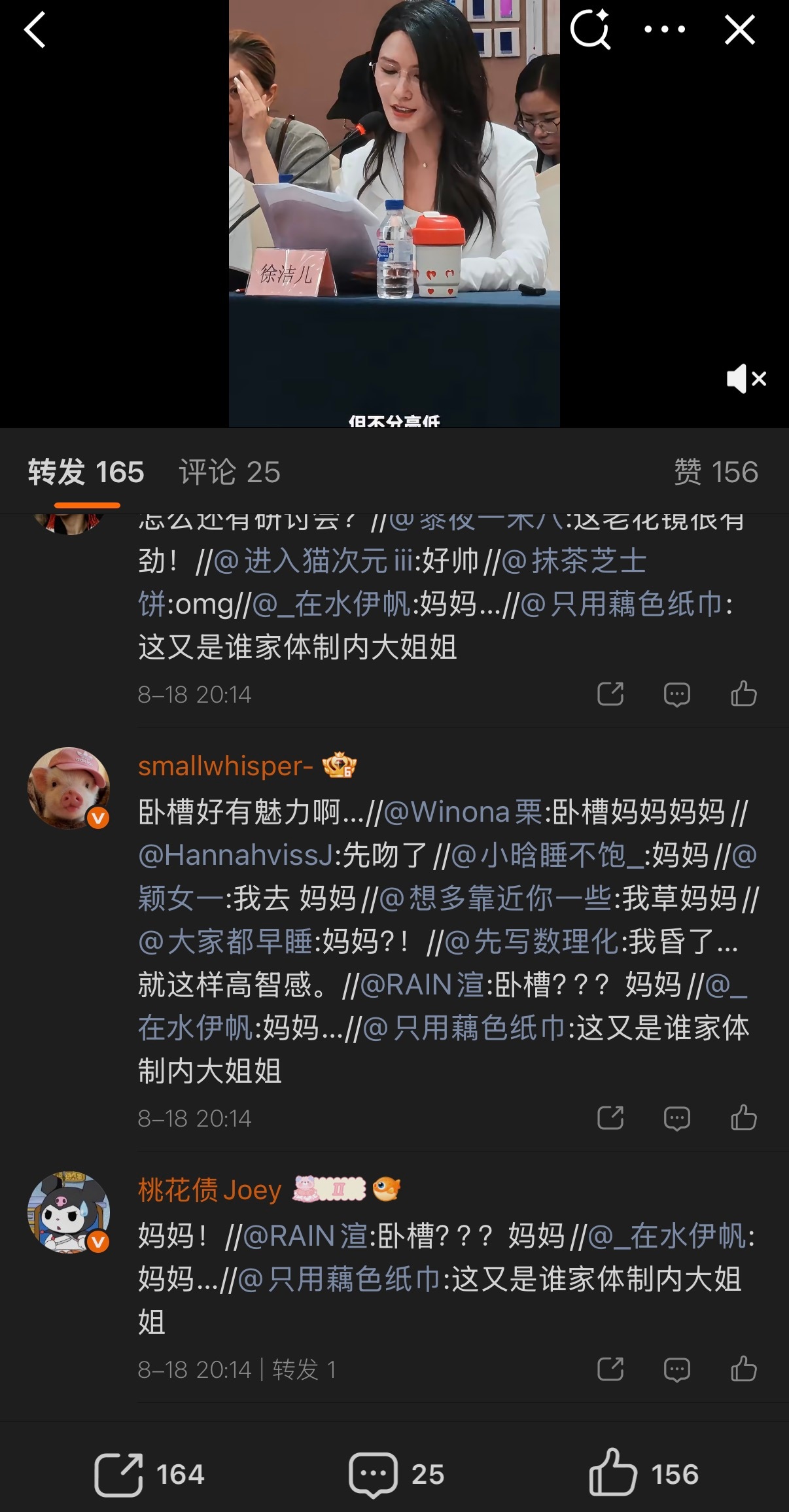 人在这开会呢你们妈妈妈妈的这不胡闹吗