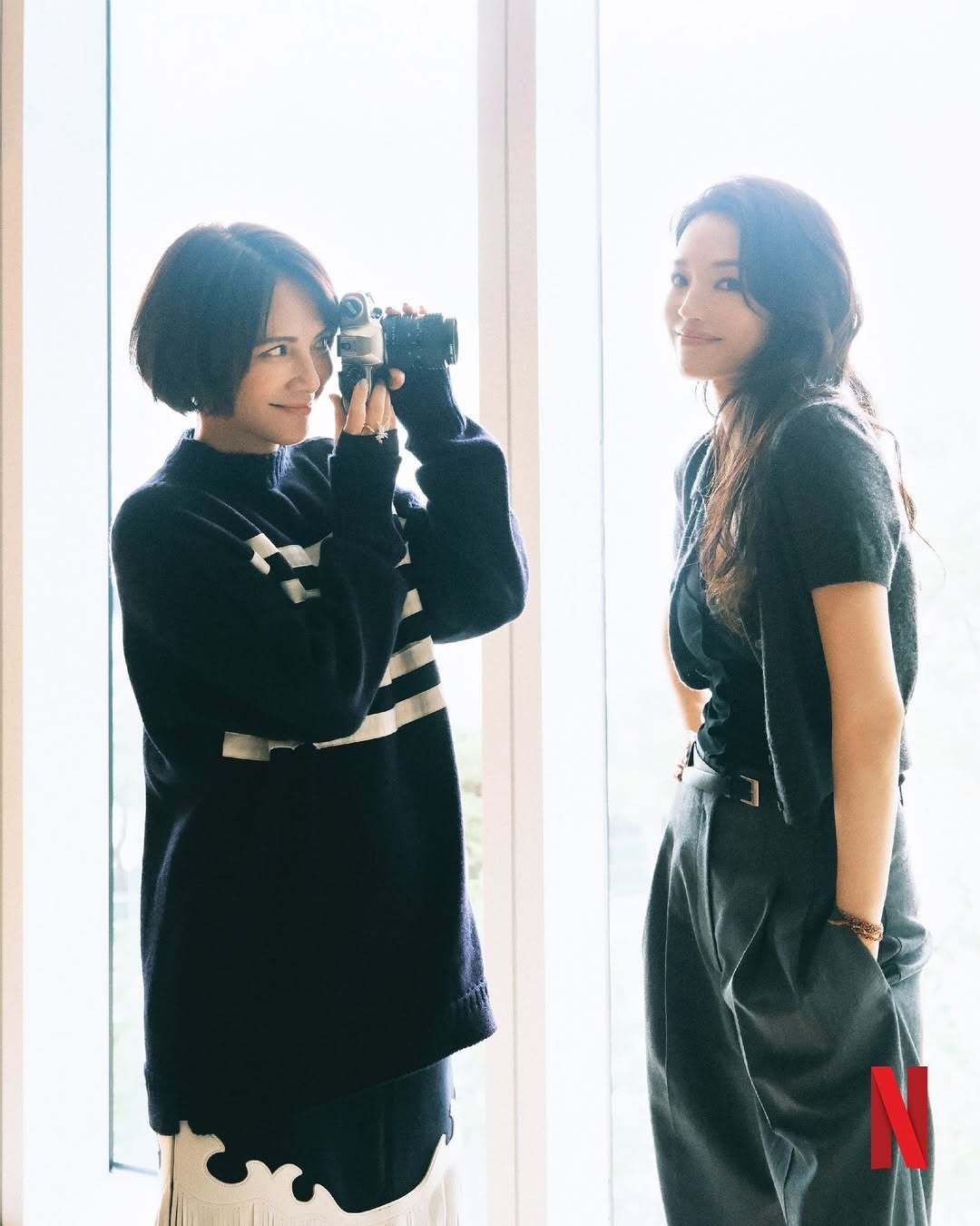 舒淇和李心洁镜头下的对方📷​​​