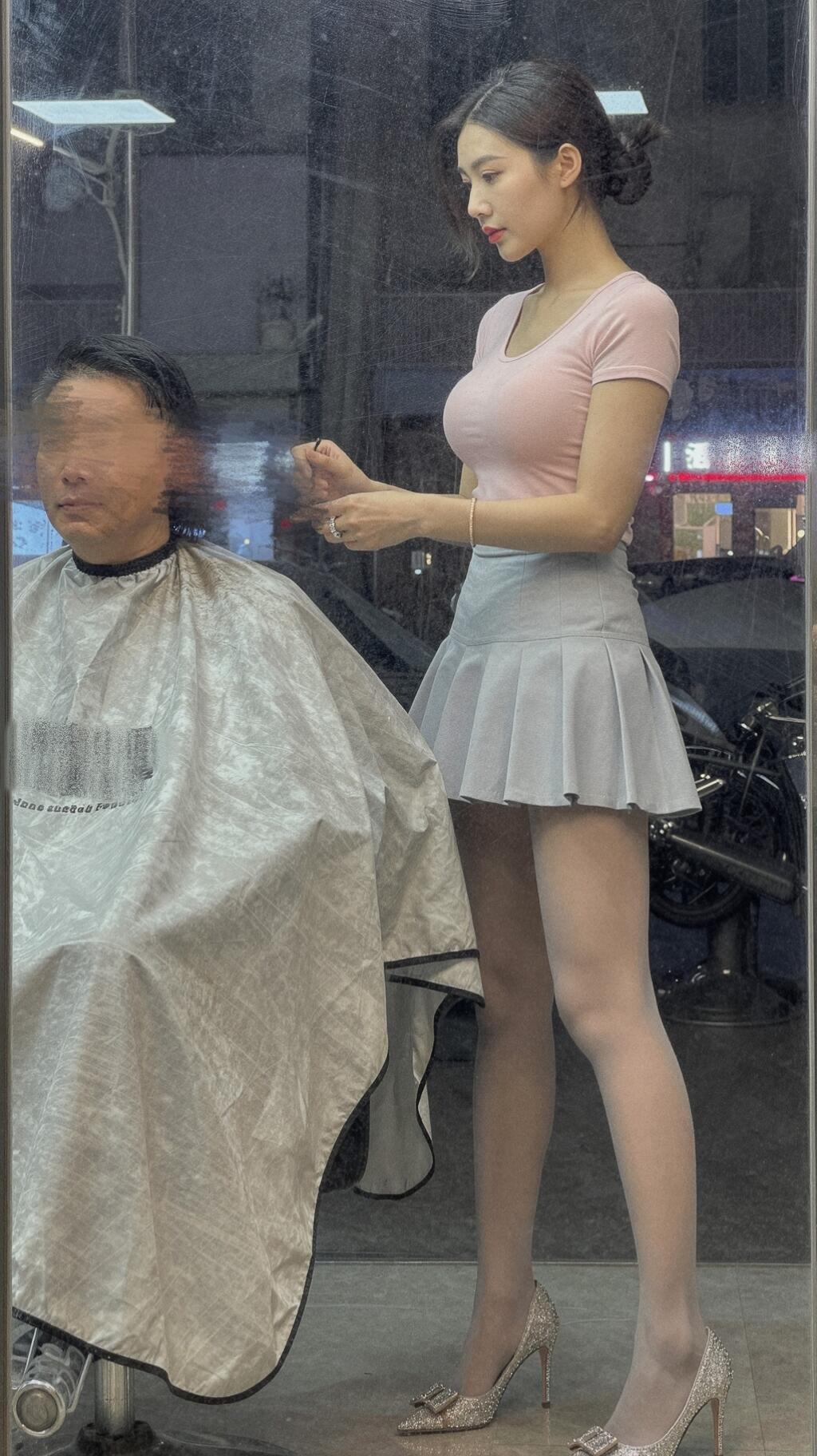 哪种女孩美丽动人理发店天天爆满