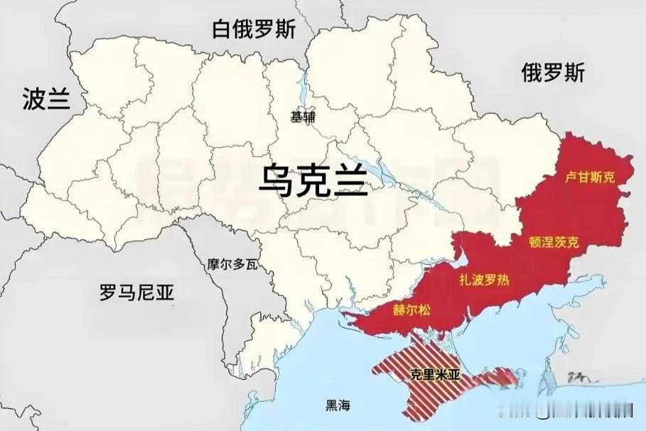 有人问俄罗斯算不算侵略者，其实仔细看看地图就能发现，俄罗斯在乌克兰占领的地方都有