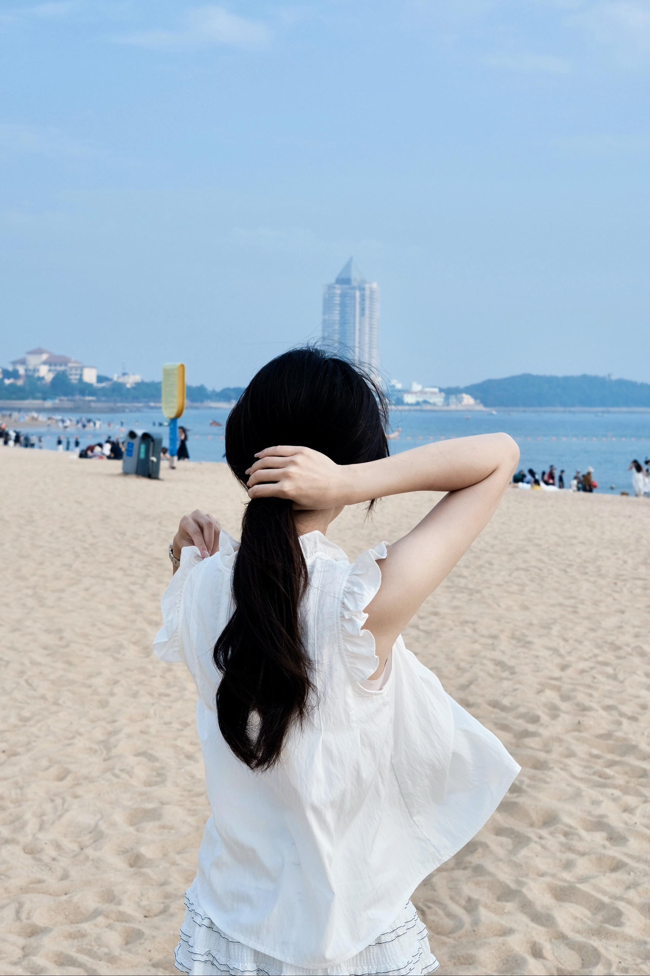 在小岛等日落