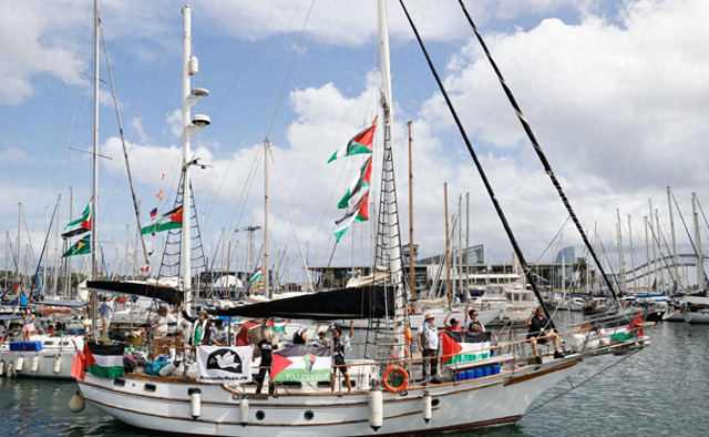 百船再启航！全球坚韧船队重返加沙送援