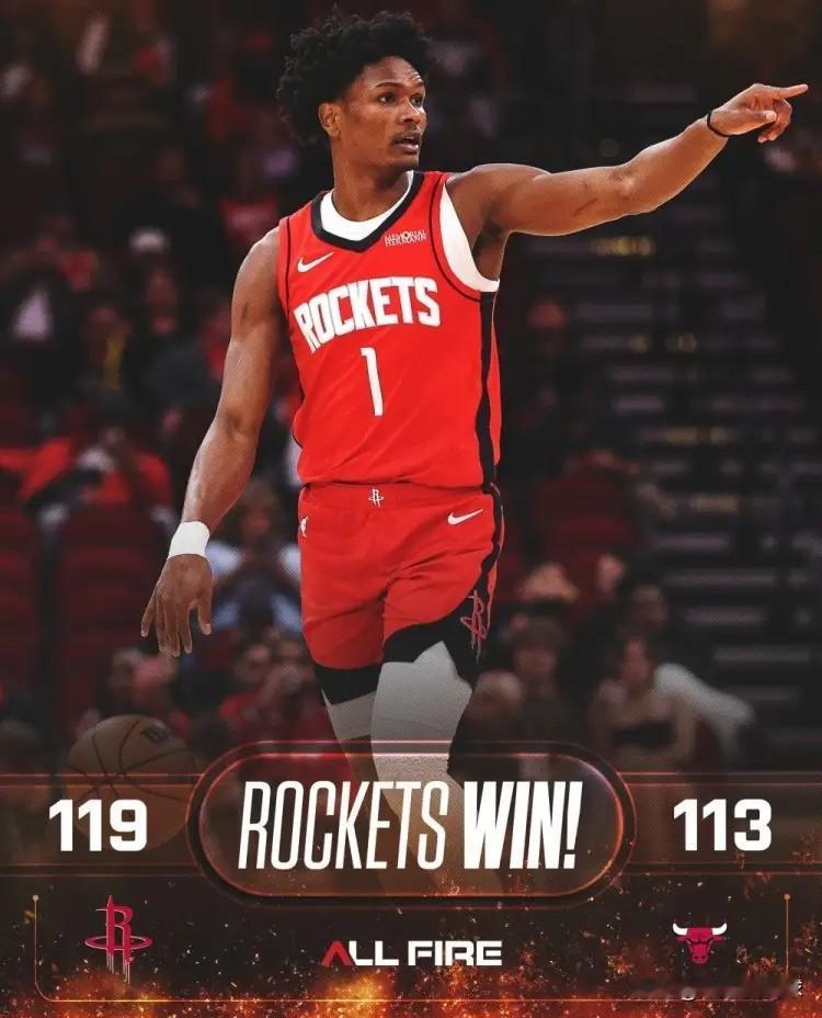 火箭官方真是太不尊重申京了！在今天火箭主场以119：113击败公牛的赛后，火箭官