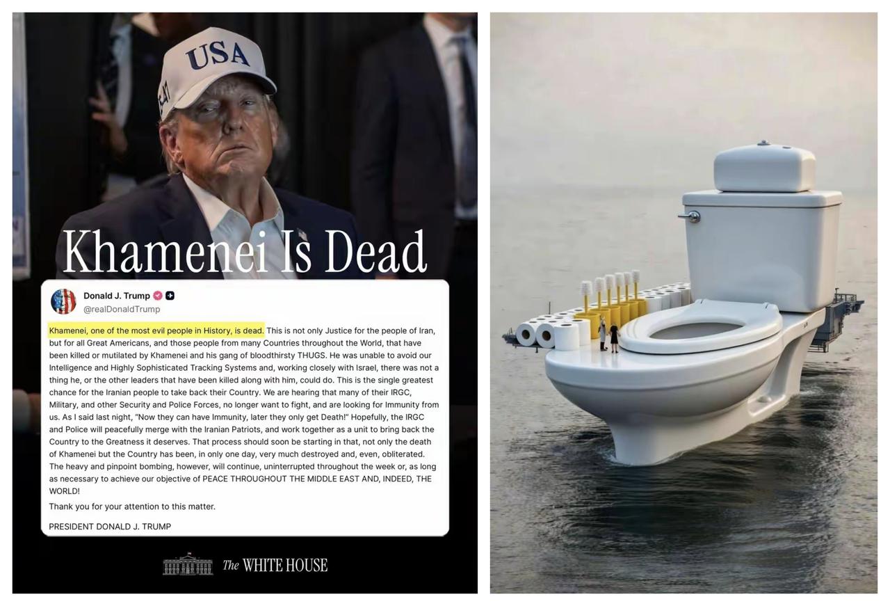 ✨美国亲自下场，就已经输了✨🐼特朗普现在着急想谈判了。美军现在也是遭受了