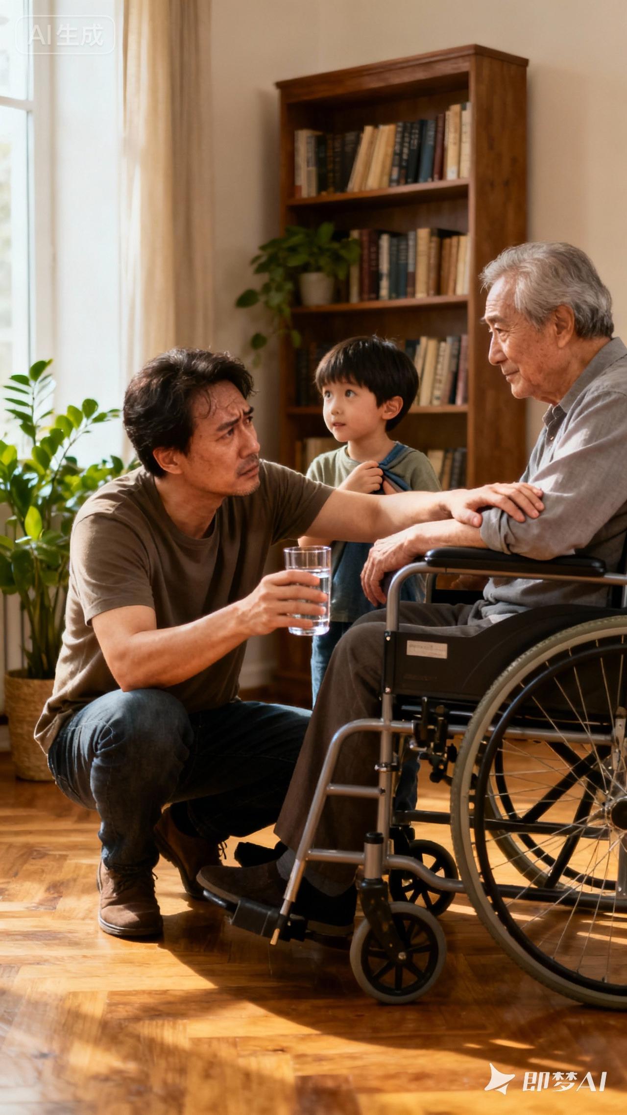 独生子女的无奈。小赵，是独生子女，已经结婚十年，有两个孩子。本来平静幸福的生活