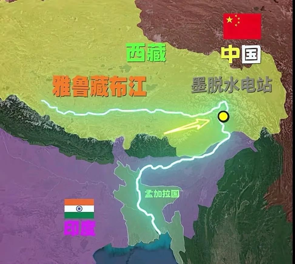 雅鲁藏布江梯级水电站采取的不是建坝蓄水发电方式，而是开挖地下隧道引水，利用水流巨