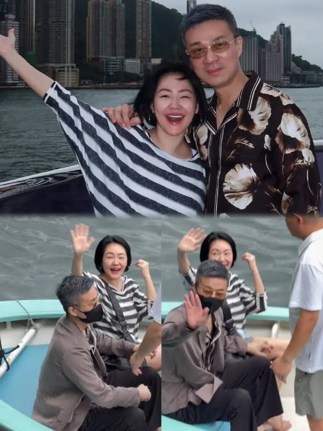 小S全家香港游，56岁Mike皮肤和发色成亮点👀