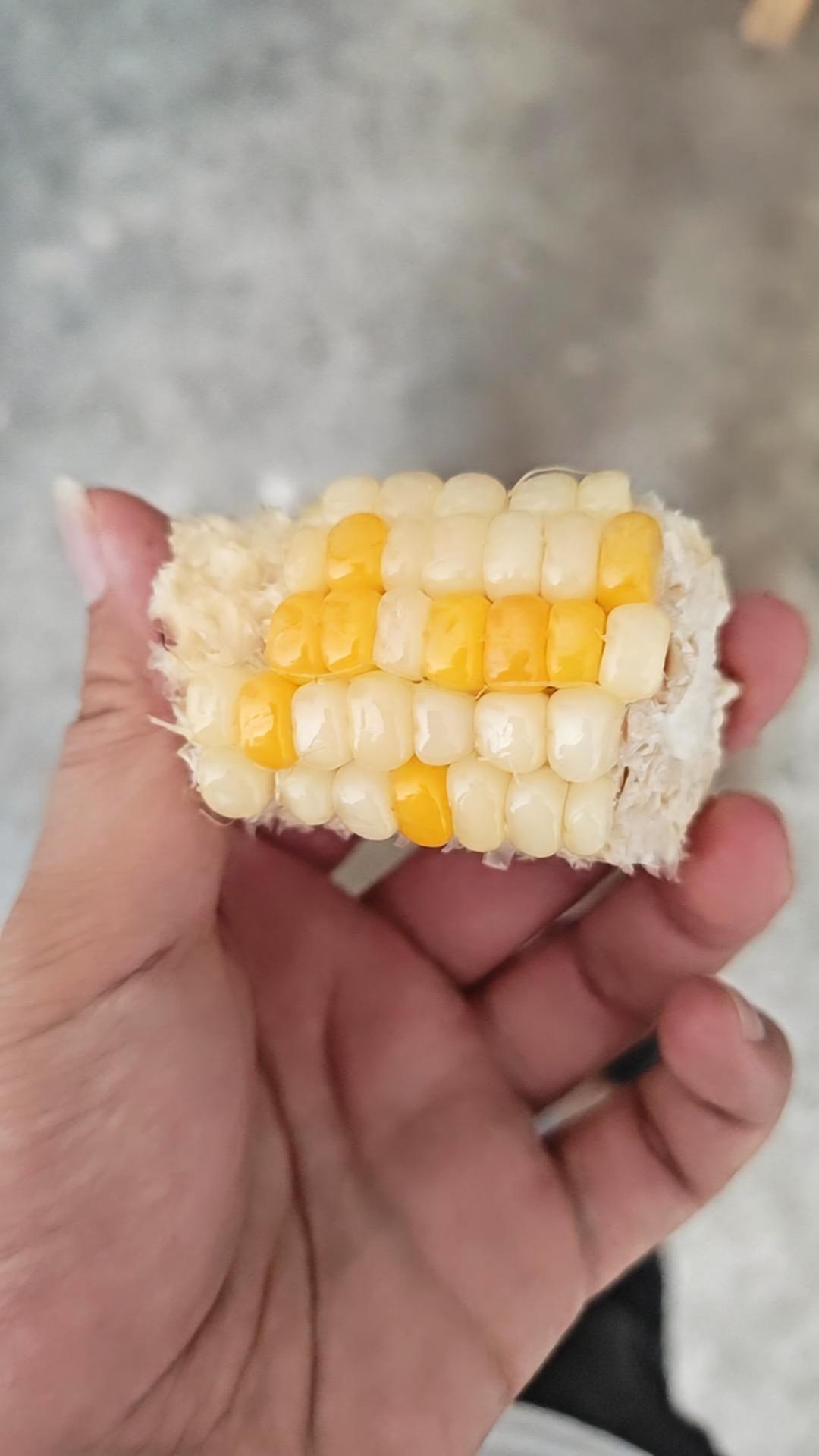 这玉米好吃啊