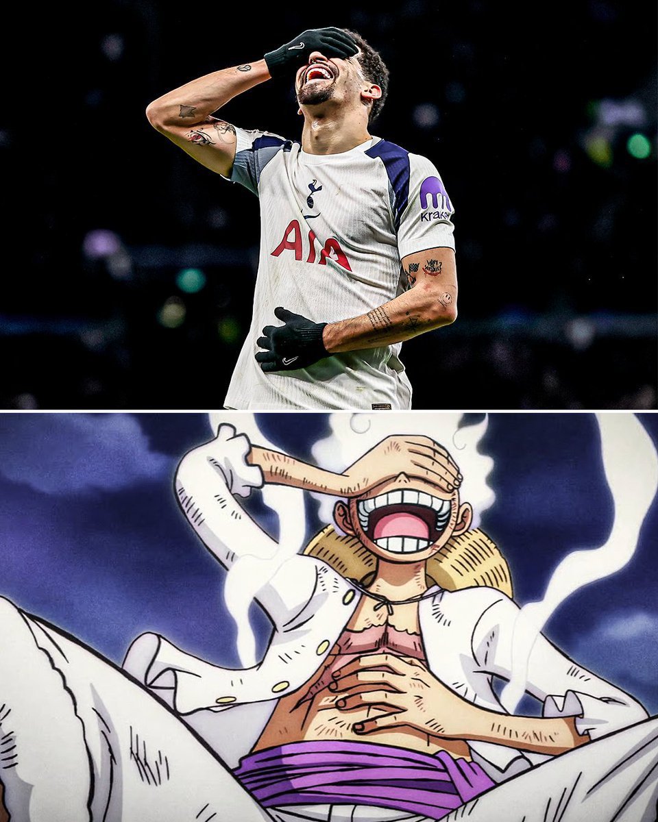 海贼王海贼王足球运动员多米尼克·索兰克模仿了路飞五档的经典动作