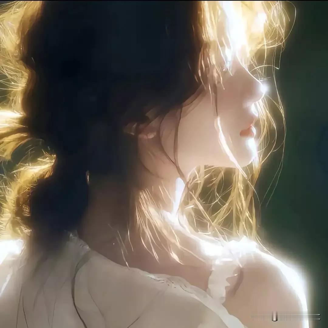 光影交织的梦幻瞬间，温柔而宁静秋日温柔光影梦幻美感高级感光影森林梦幻光影