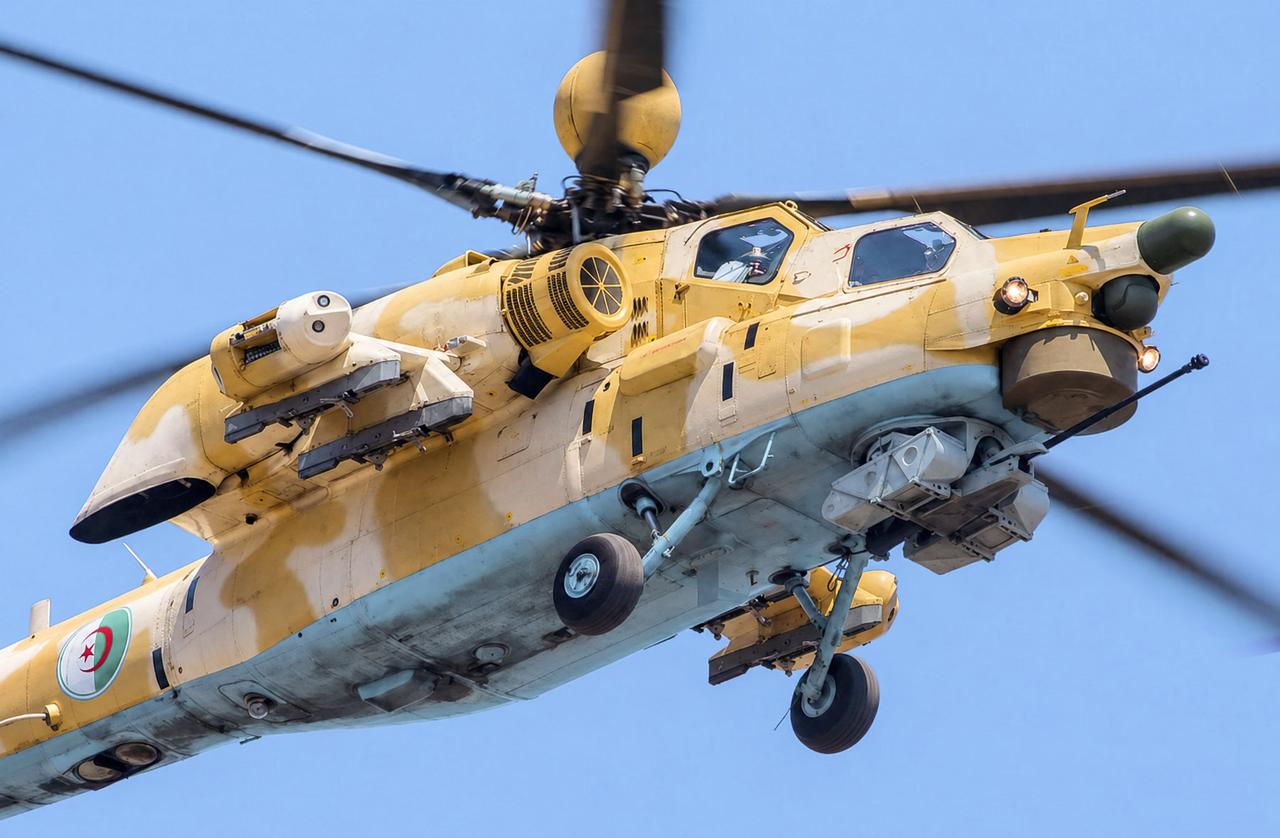 阿尔及利亚空军Mi-28NE、Mi-24到货。