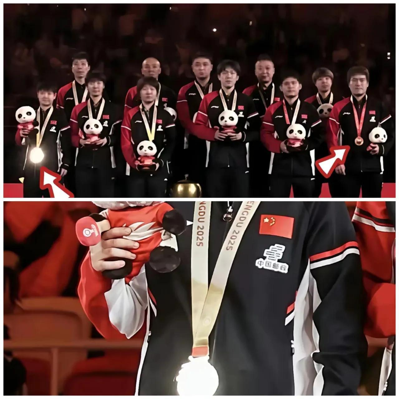 越想越不对劲。就连莎莎自己也没想到，一张国乒混团合影照片让她封神。国乒运