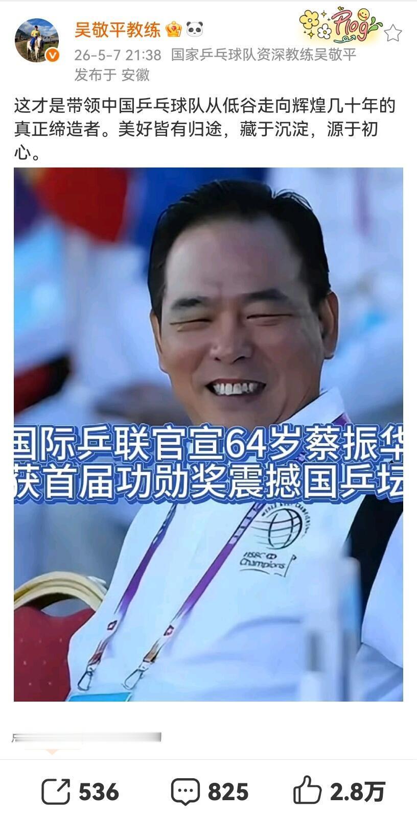 蔡振华近况如何蔡振华2023年10月正式卸任行政职务，彻底退出体育管理层，