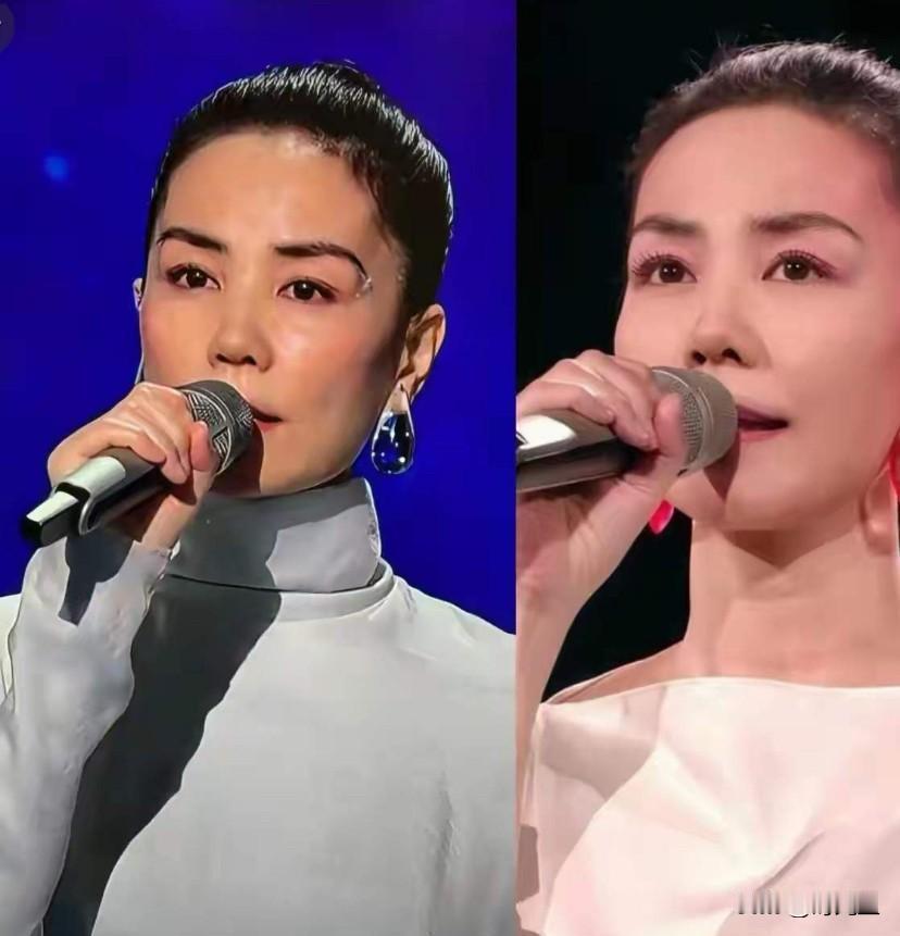 王菲这眉毛，太掉价了有点像上亿的宝石上贴个“实习”学过整套化妆的我，真觉得