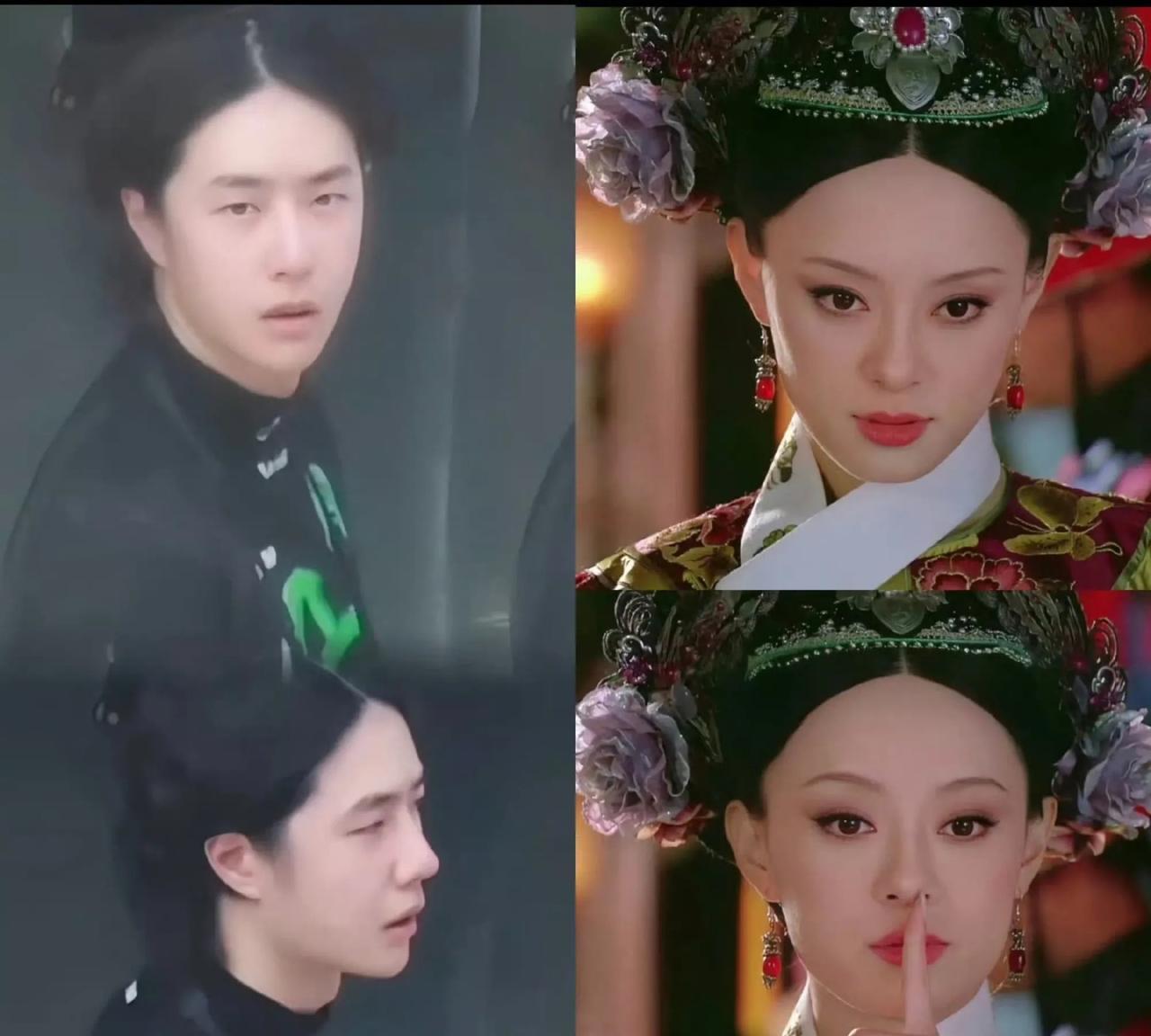 钮钴禄王一博已上线，依旧白嫩精致还有这令人羡慕的发量！天然去雕饰，王一博素颜依