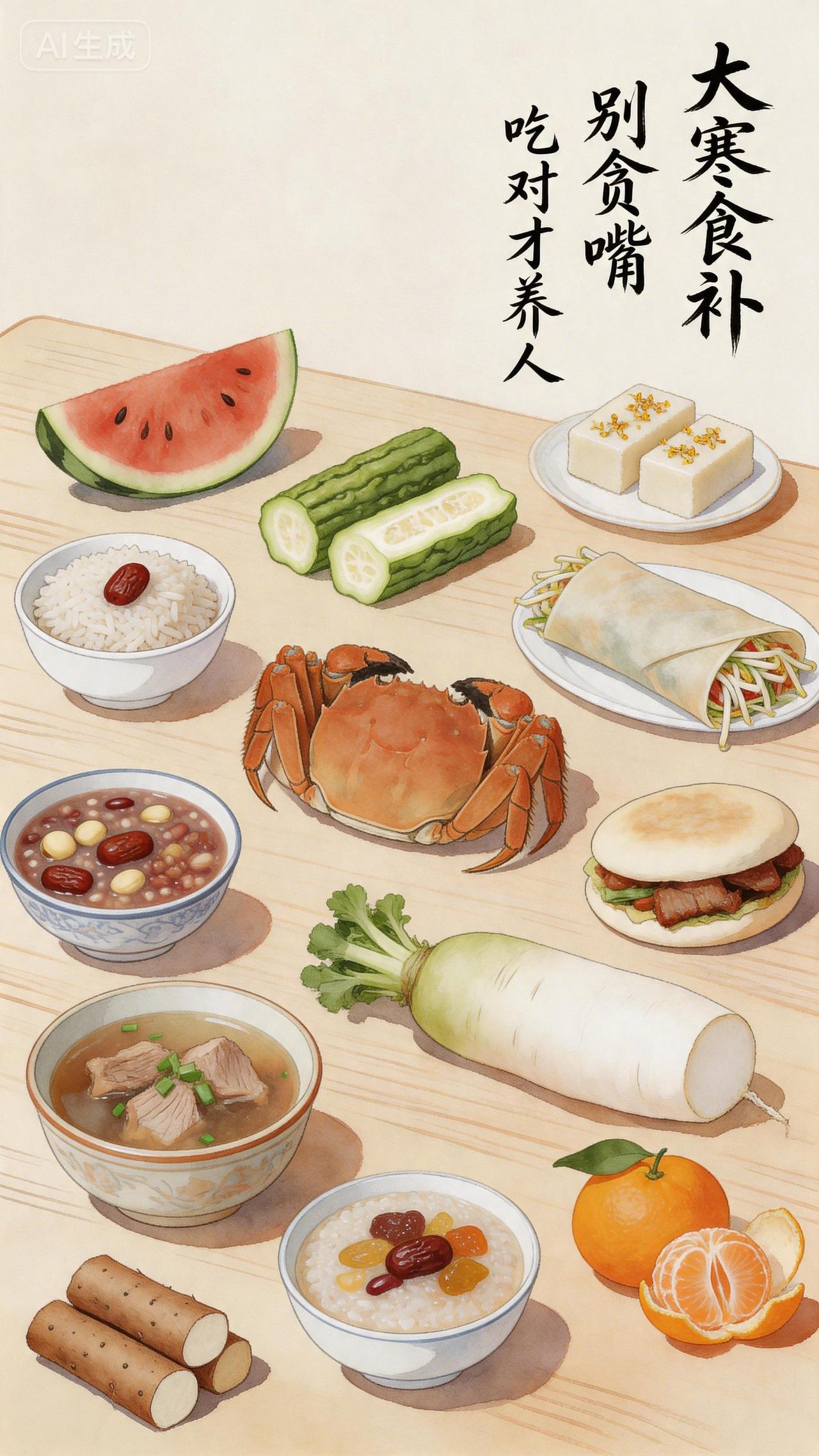 6月立夏，西瓜、苦瓜、螃蟹……这12种大寒食物，老一辈劝你：别贪嘴，吃对才养人