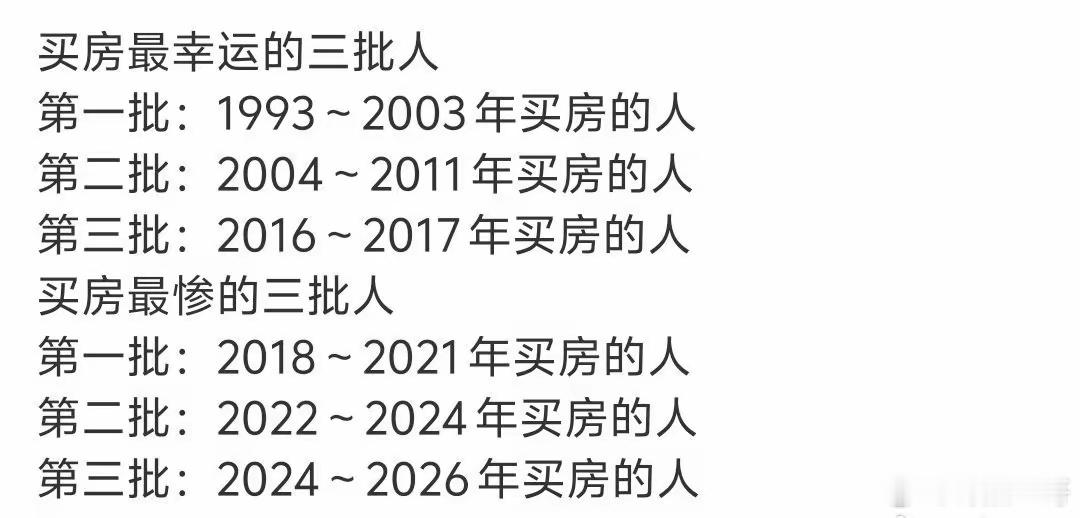 买房最幸运和最惨的三批人，你是那一批？[抠鼻]​​​