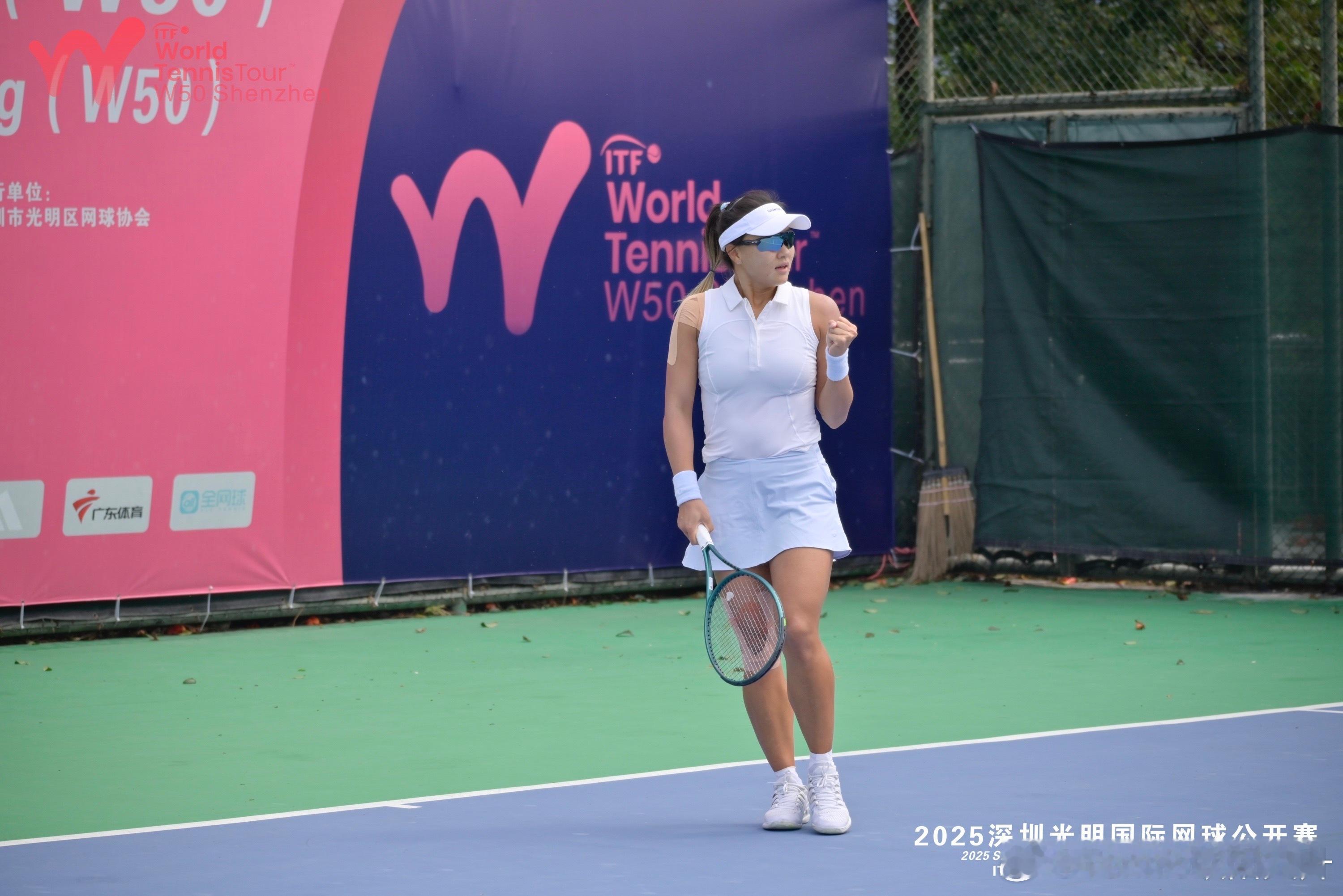 🇨🇳郭涵煜，夺冠🏆🔵W50深圳女单决赛✅🇨🇳郭涵煜6-4/7-5击败