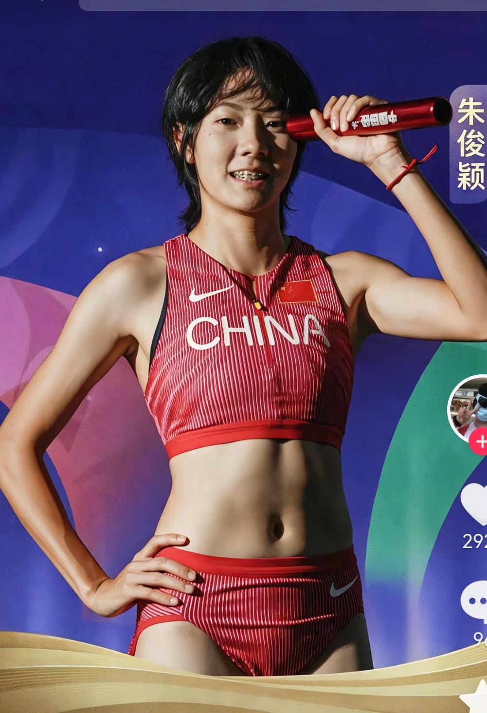 有人替朱俊颖遗憾，没有获得女子接力和混合接力的金牌。其实并不遗憾，名古屋亚运会