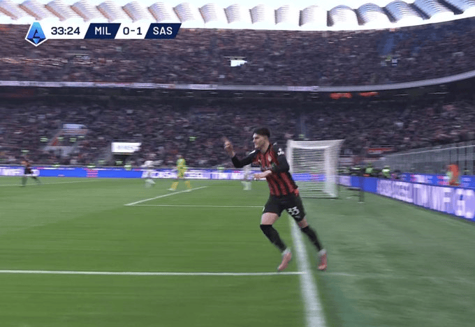 仅次于马队! 巴特萨吉成米兰队史第2年轻意甲进球意大利后卫