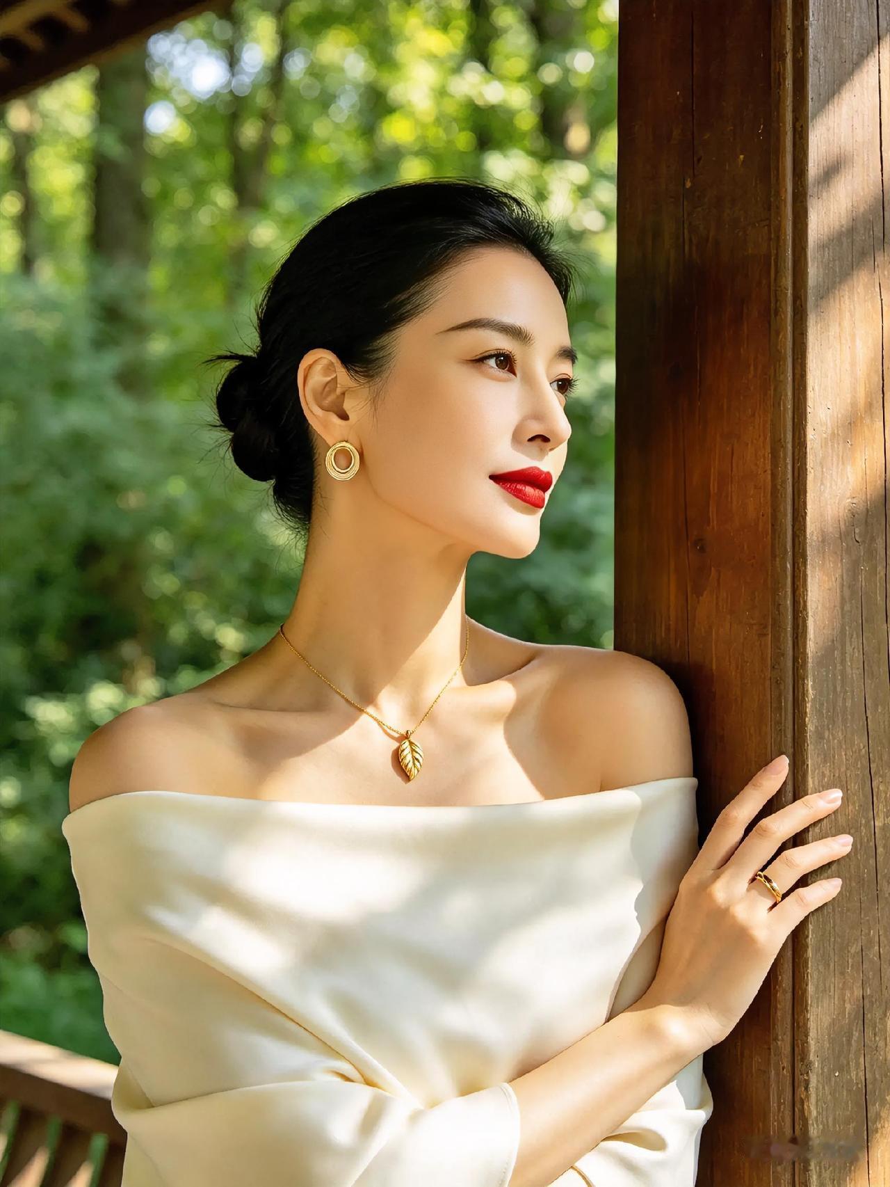 中年女人打扮追求年轻有错吗?优雅是时光赠予的勋章，自信是她最得体的衣裳。如