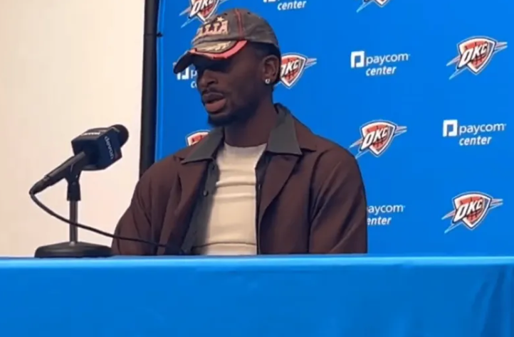 NBA常规赛，雷霆以121-92战胜湖人。赛后采访，亚历山大表示：“最近几场比