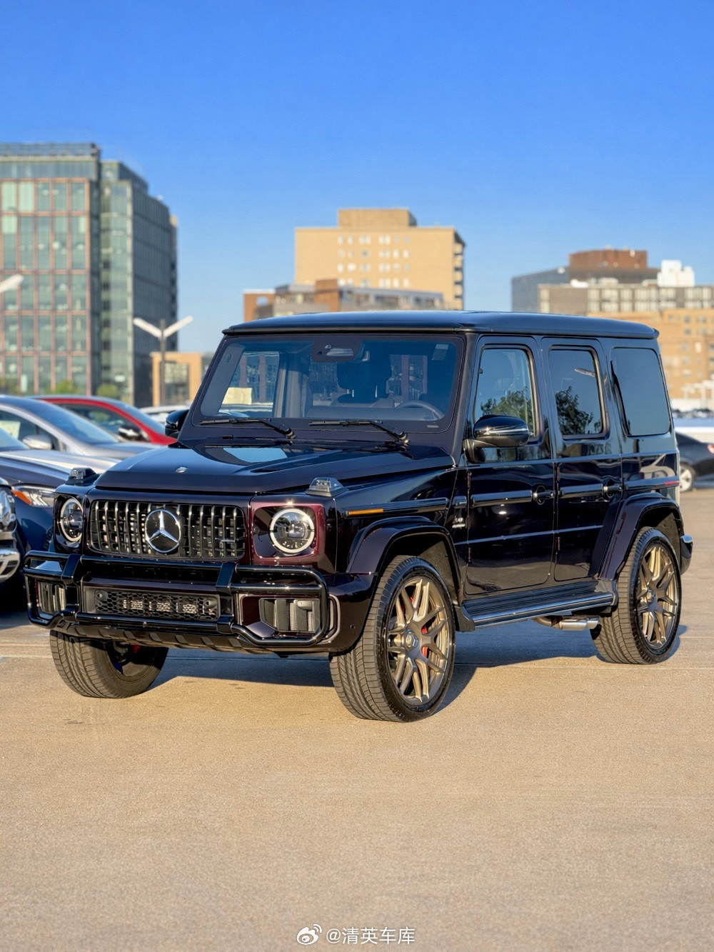 奔驰G63还有这种车漆颜色呢