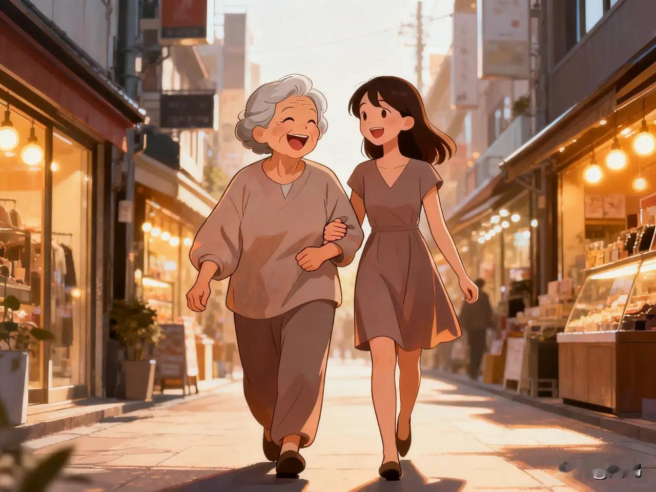 这是一个深刻而温暖的感悟，表达了人生晚年对幸福的领悟。以下是一个完整的表达版本，