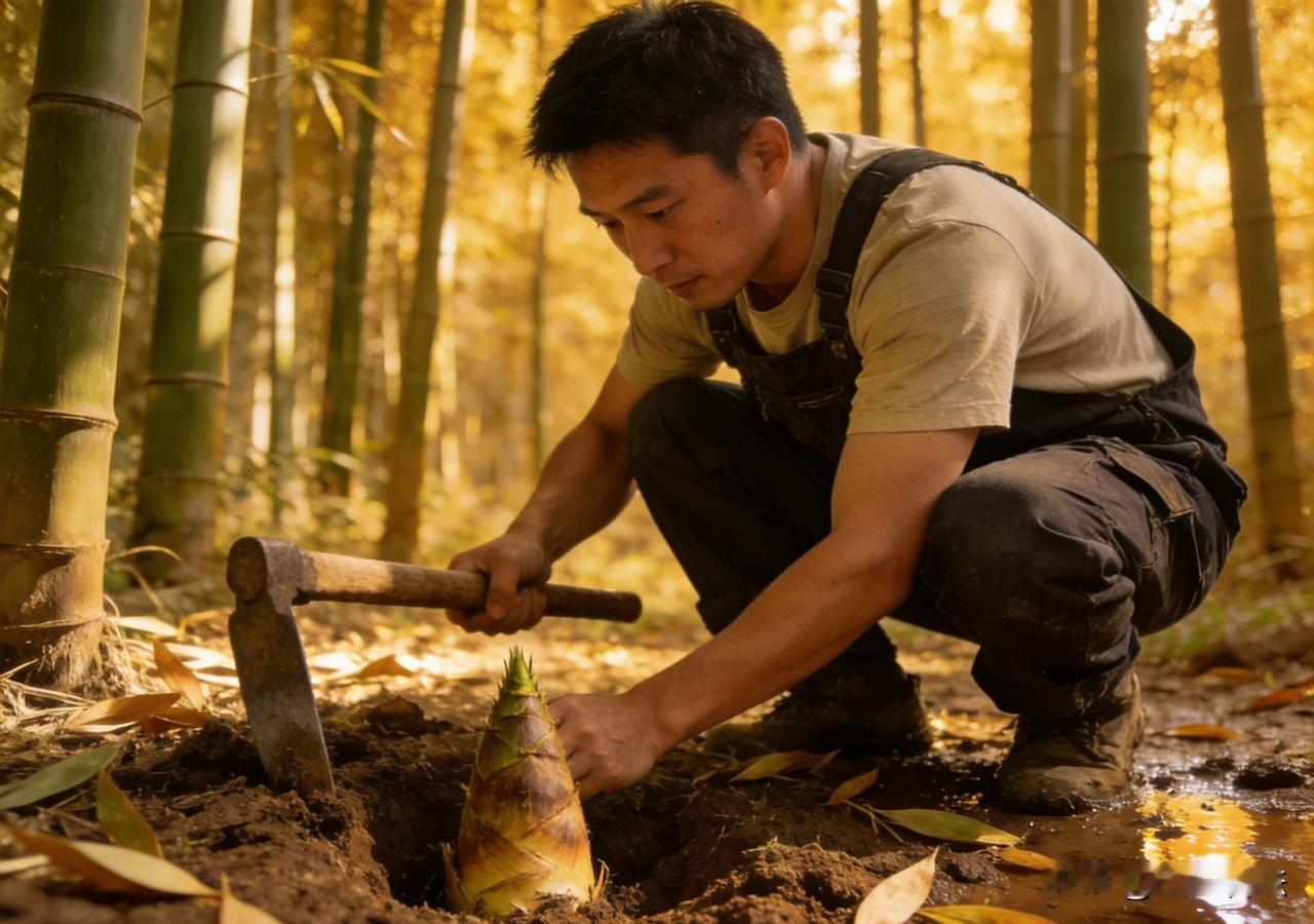 离大谱！重庆，一男去景区玩耍时，偷挖其竹笋。结果，被绊倒后鼻腔不慎被戳穿，导致鼻