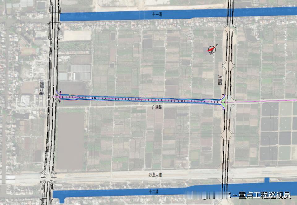 南沙万顷沙将新建双向4车道广湖路，总投资近亿元。广州南沙万顷沙自贸区南区块“芯