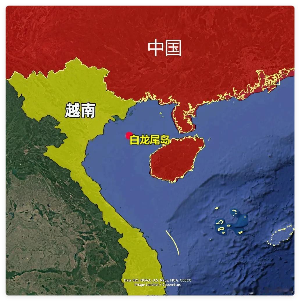 当年为了支援越南，我国失去了白龙尾岛，如今来看是赔还是赚？北部湾的正中央，躺