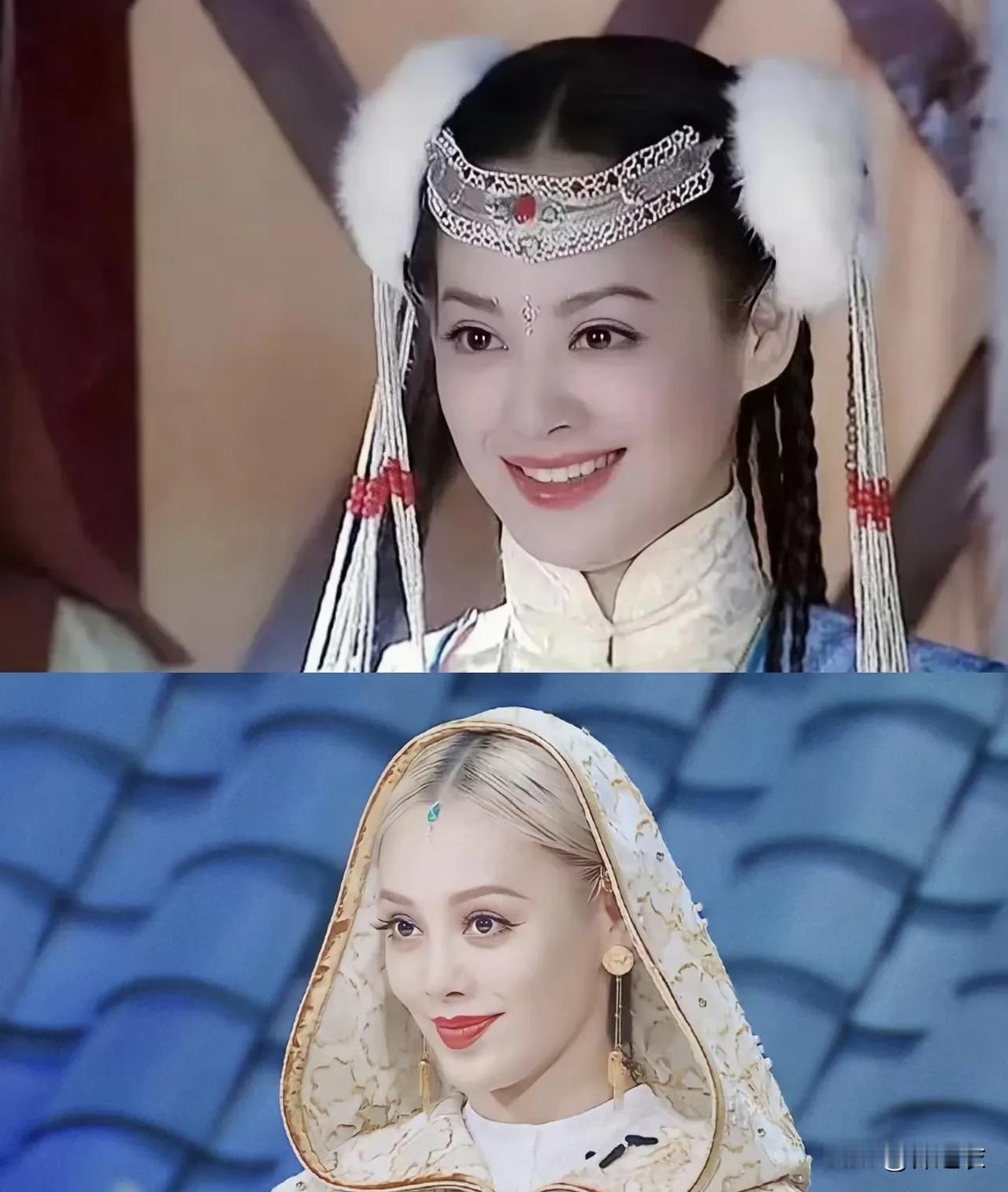 宁静年轻时的颜值在娱乐圈就是一个传说，因为她可是光头都好看的女人。记得当初好