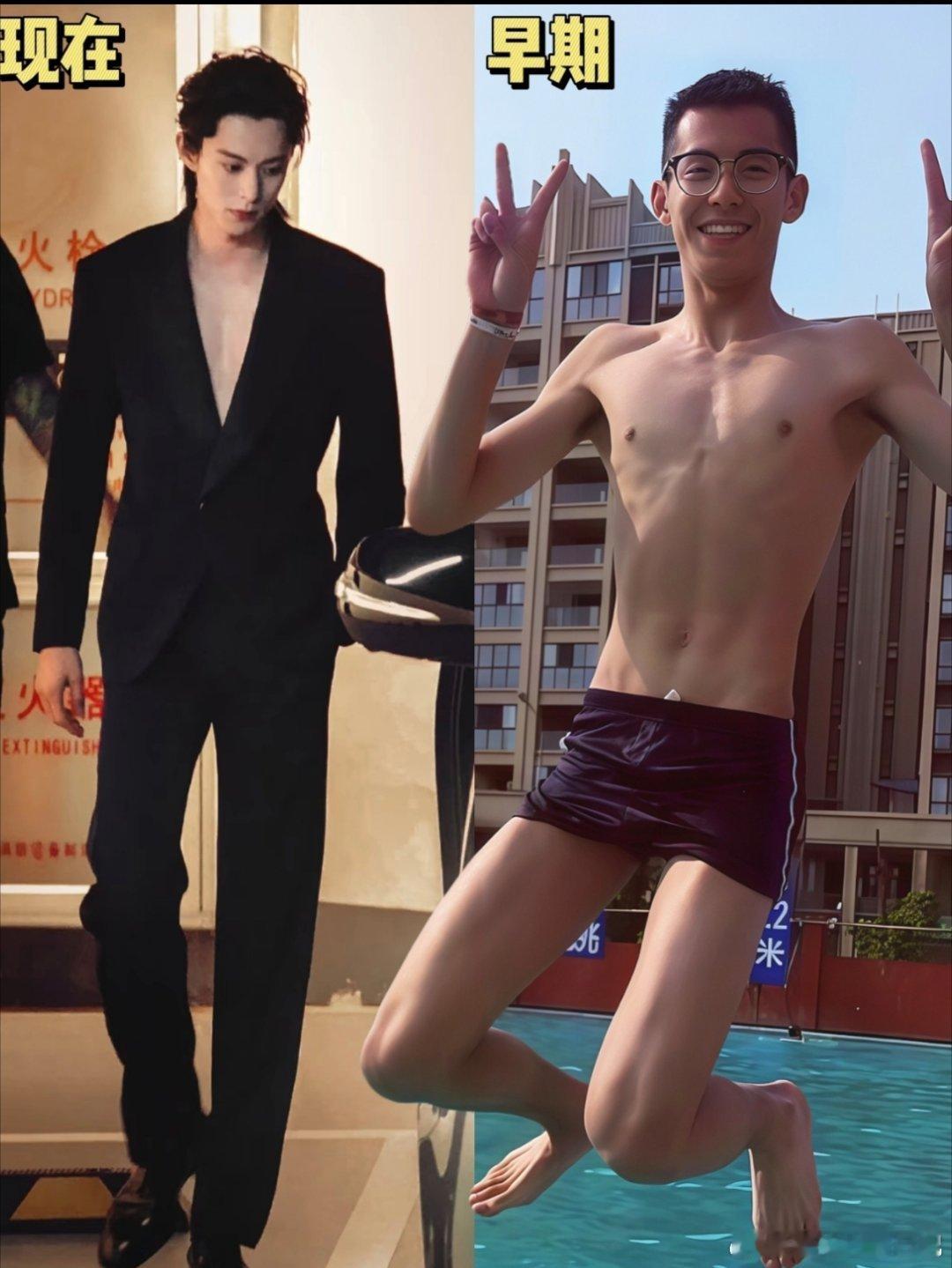 王鹤棣早期VS现在🔥世首帅?咱就是说这不说我以为林书豪