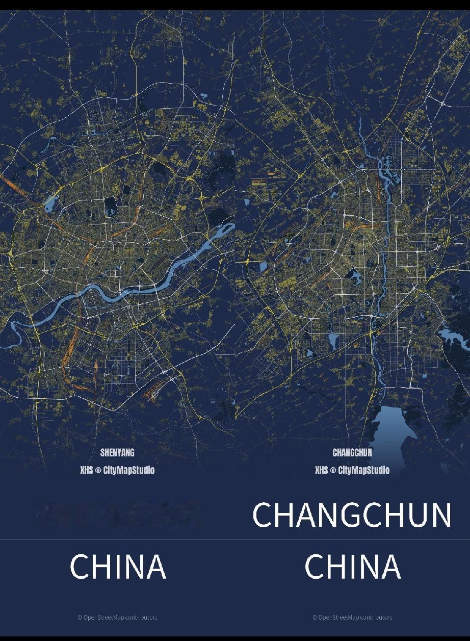 沈阳环路间距大，沈阳绕城高速在四环内，长春反之[笑着哭][笑着哭]看土地面积差