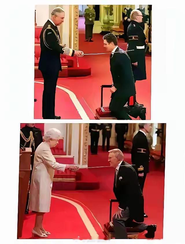 原来今天的英国，还在跪拜。