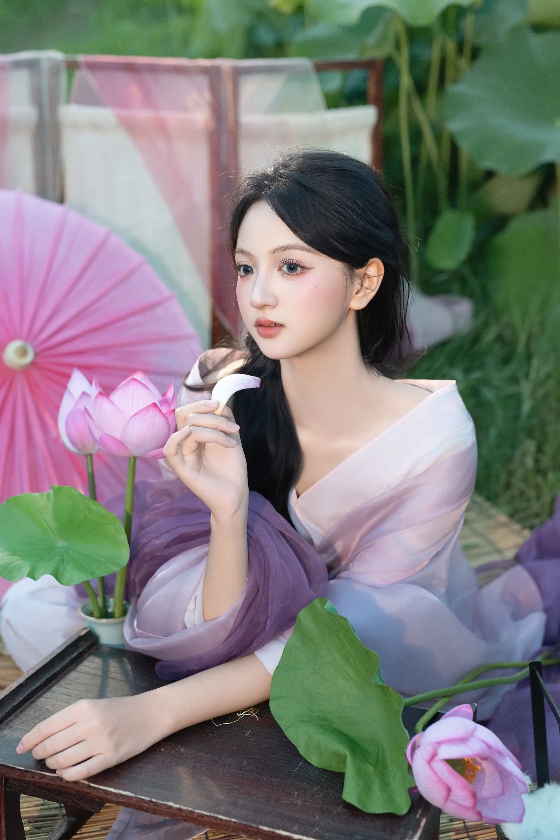 夏日顶流荷花🪷“清冷感”还是紫色💜最有韵味