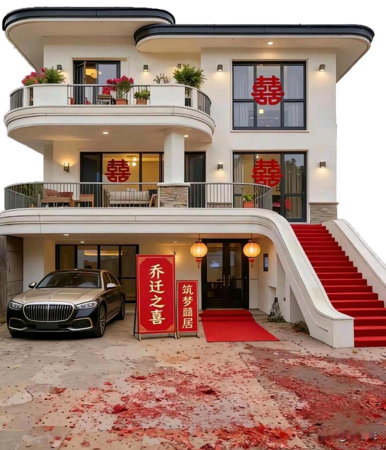 这应该是农村自建房的天花板了吧