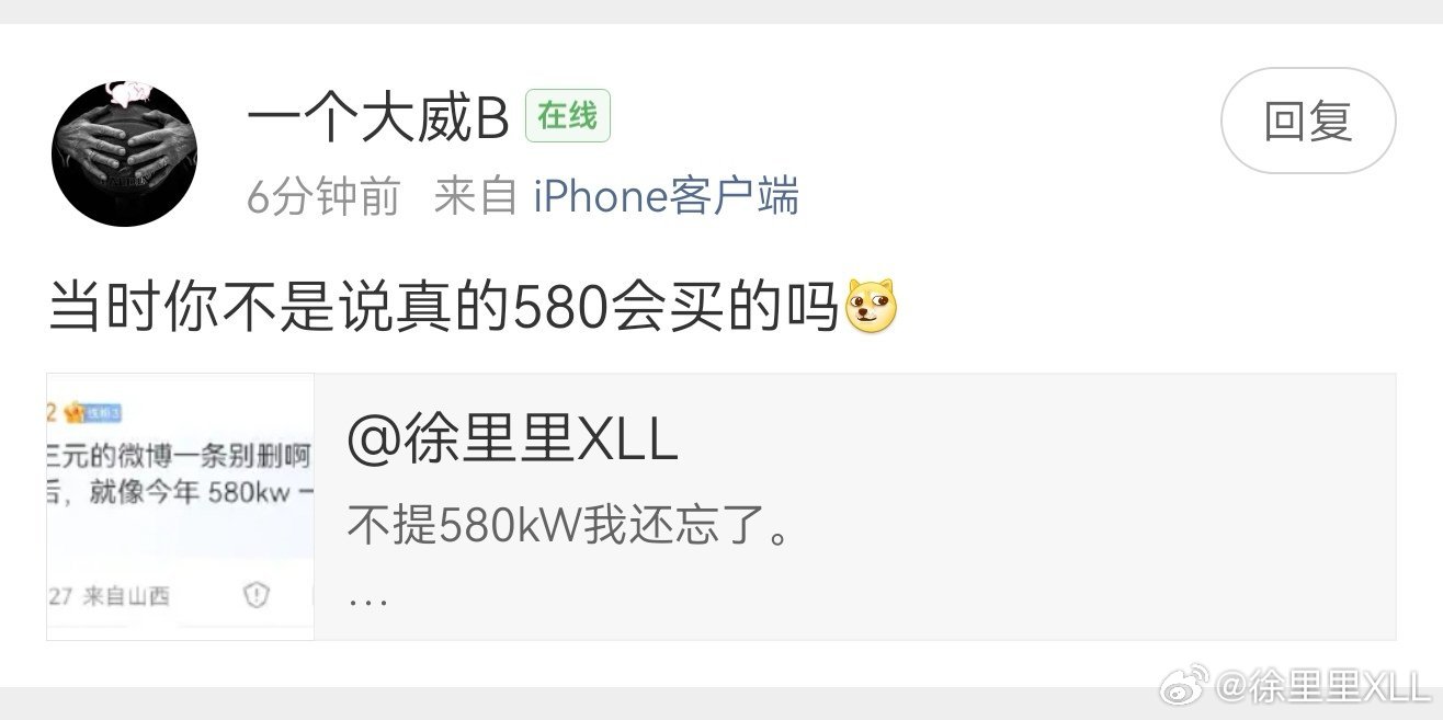 没错，我的确说过。我说如果汉用580kW的后电机，我就买一台。我当时想的是，这将
