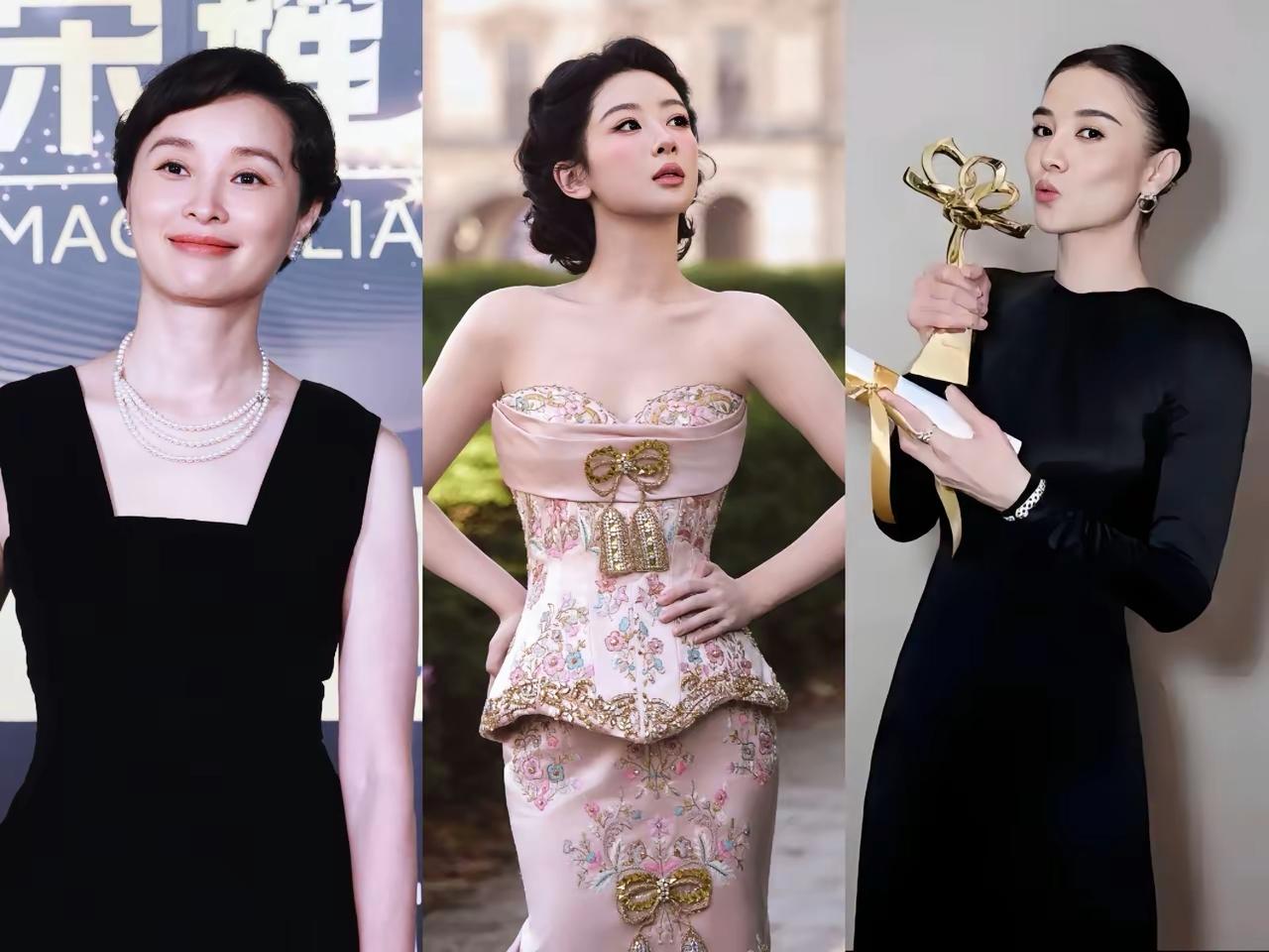 杨紫穿花礼服获得视后，引起网友热议。有网友说，纵观以前视后获得者，不是穿黑礼服，