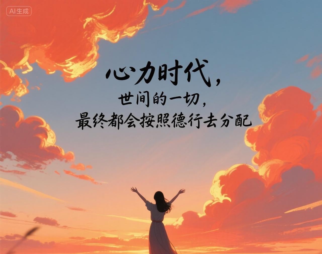 心力时代，世间的一切，最终都会按照“德”去平衡与匹配。你争抢的，未必长久；你算