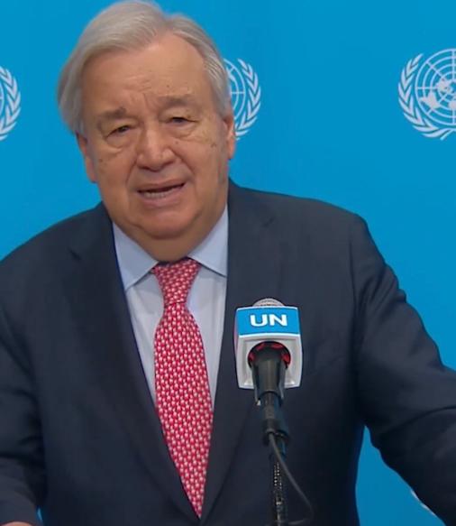 时至今日联合国终于是站出来表态了！古特雷斯这位联合国秘书长公开表示如今这场战争的