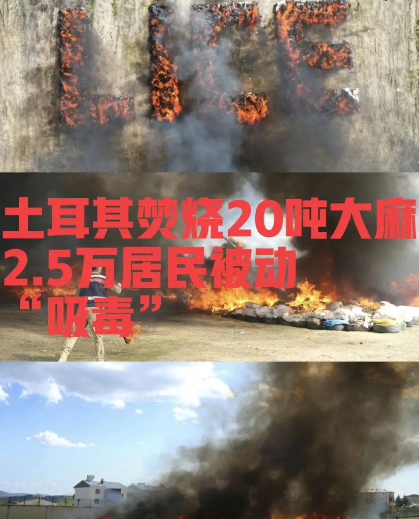 林则徐虎门销烟的含金量还在上升！土耳其警方要处理20吨大麻，倒上226升柴油