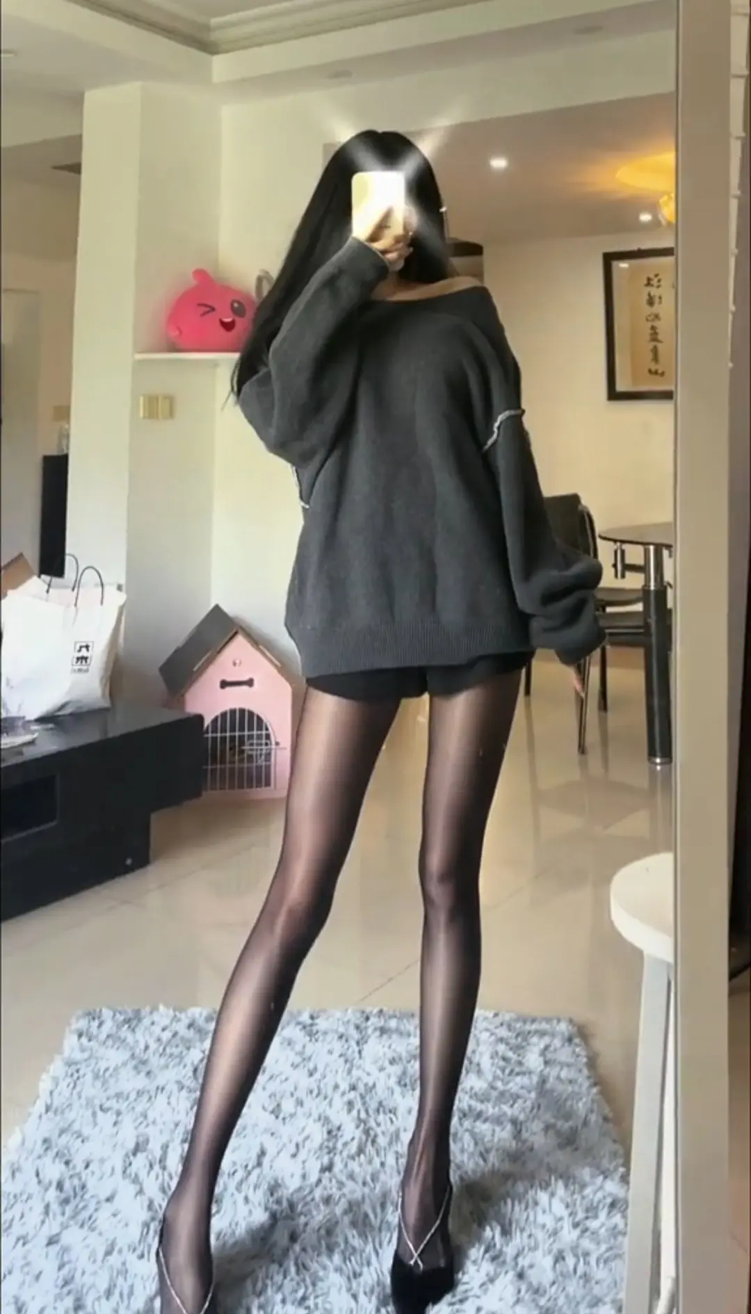 黑丝 美女 颜值 小姐姐 穿搭